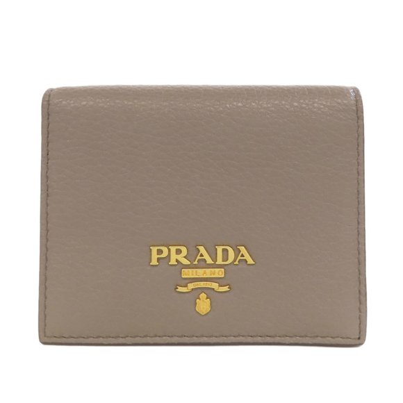 PRADA Cream Leather Wallet - Picture 1 of 11